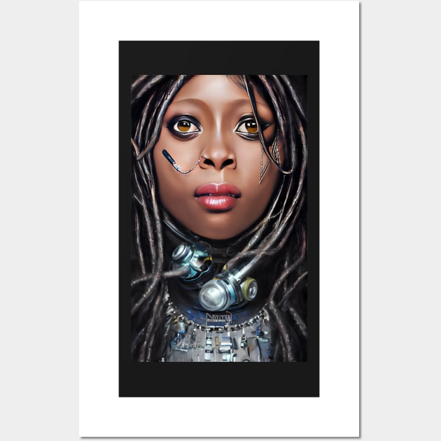 Erykah Badu Digital Graphic Wall Art by AfroMatic